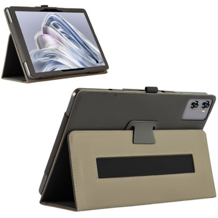 Чехол - книжка Textile Leather Case with Stand для Oukitel OT9, Black