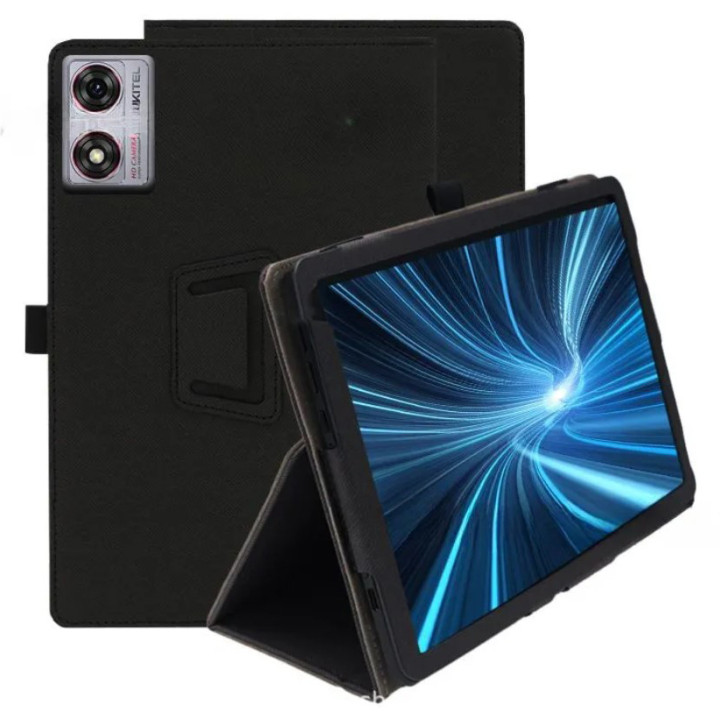 Чехол - книжка Textile Leather Case with Stand для Oukitel OT8, Black