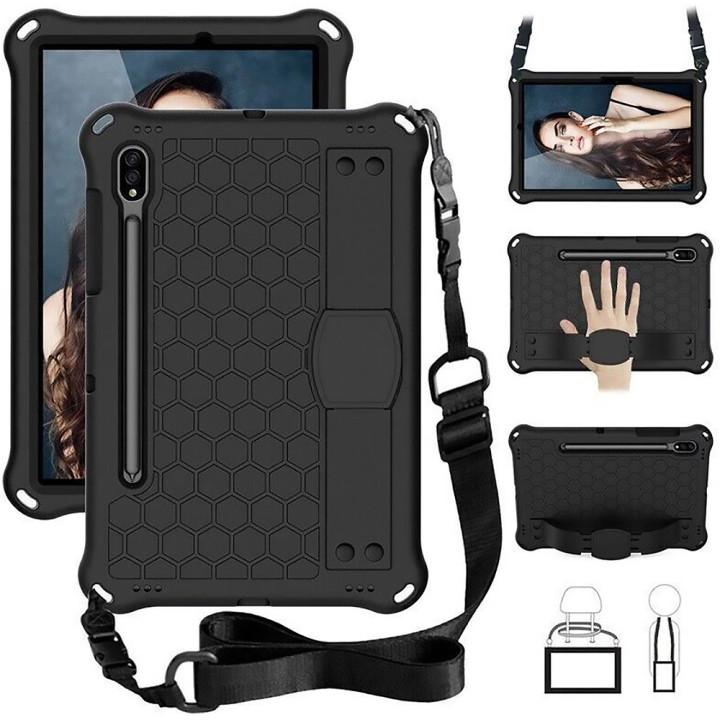 Чехол Kids Sota для Samsung Galaxy Tab S10 Lite с ремешком и ручкой-держателем