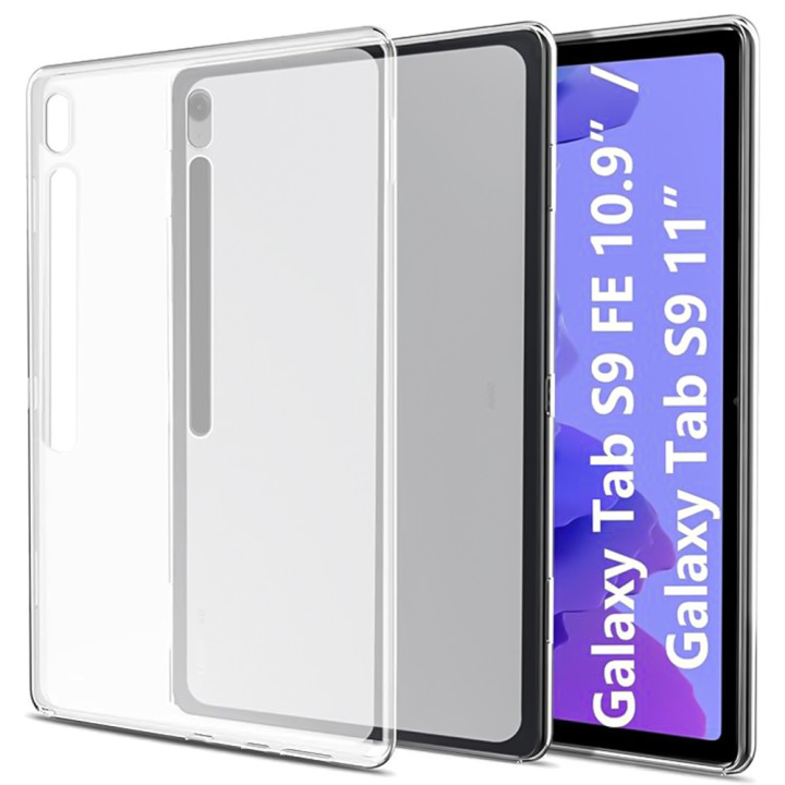 Прозрачный силиконовый чехол Slim Premium для Samsung Galaxy Tab S10 FE / S9 FE