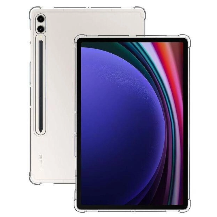 Прозрачный силиконовый чехол TPU для Samsung Galaxy Tab S9 Plus / Tab S10 Plus​, Transparent