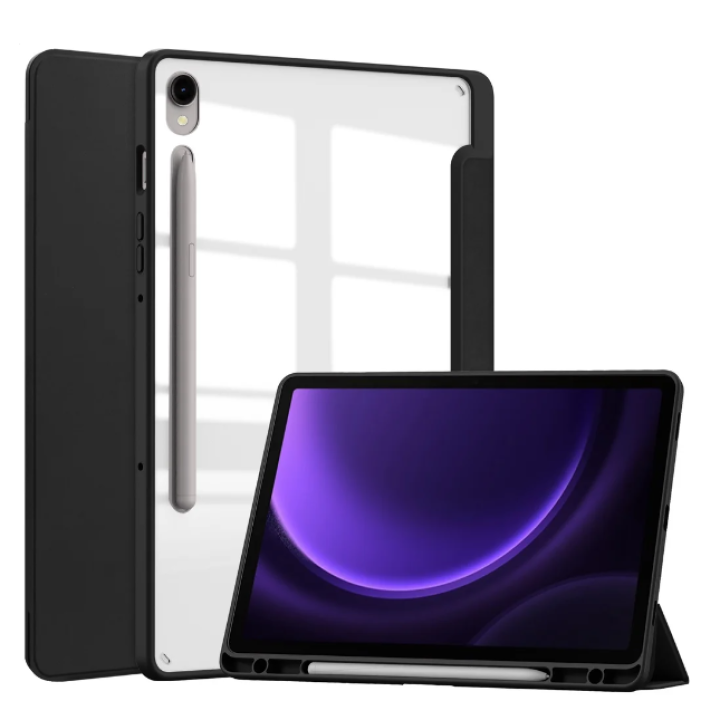 Чехол - книжка Glass Magnet Flip Cover для Samsung Tab S9