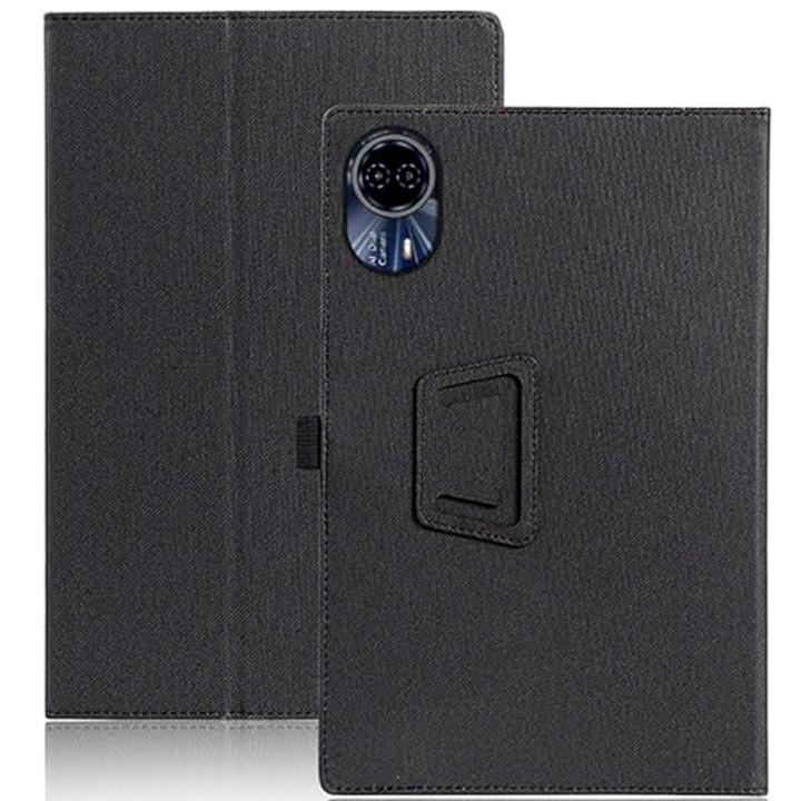 Чехол - книжка Textile Leather Case with Stand для Teclast T50 Plus, Black