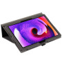 Чехол - книжка Textile Leather Case with Stand для Doogee U11 / U11 Pro, Black