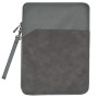 Универсальный чехол-сумка Textile для планшетов 12.3"-12.9" с ручкой-петелькой серый