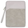 Универсальный чехол-сумка Textile для планшетов 12.3"-12.9" с ручкой-петелькой серый