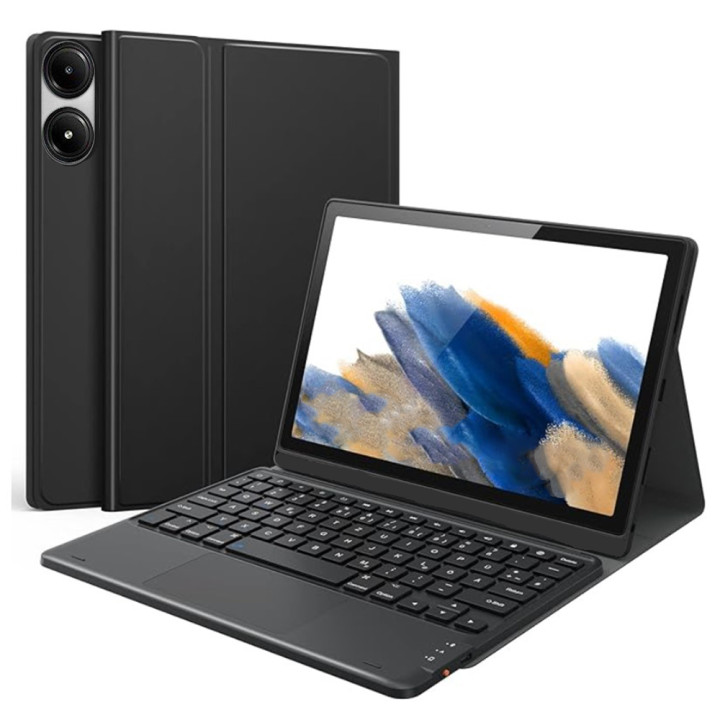 Чехол с Bluetooth - клавиатурой Magnet Flip Cover для Xiaomi Redmi Pad Pro c RGB - подсветкой