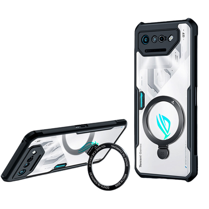 Противоударный чехол XUNDD Ring для Asus ROG Phone 7, Black
