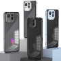 Противоударный чехол накладка Metal Glass для Asus Rog Phone 8 / 8 Pro