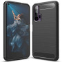 Чехол накладка Polished Carbon для Huawei Honor 20 Pro красный
