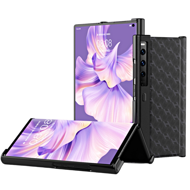 Кожаный раскладной чехол PU для Huawei Mate XS 2