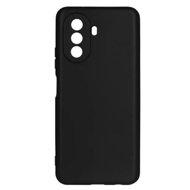 Матовый чехол TPU для Huawei Nova Y70 / Y70 Plus, Black