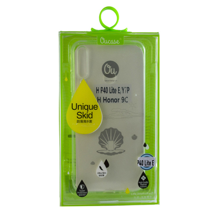 Прозрачный силиконовый чехол накладка Oucase для Huawei P40 Lite E, Тransparent
