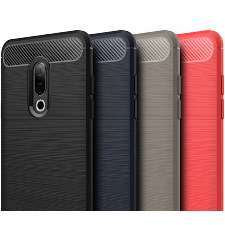Чехол накладка Polished Carbon для Meizu 15
