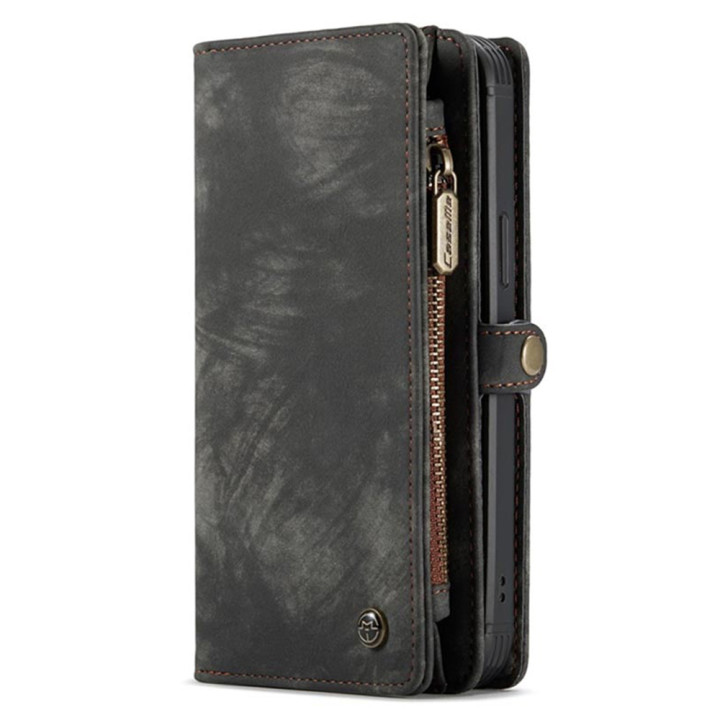 Чехол-кошелек CaseMe Retro Leather для Apple iPhone 12 Pro Max, Black