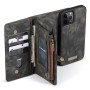 Чехол-кошелек CaseMe Retro Leather для Apple iPhone 12 Pro Max, Black