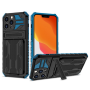 Чехол-накладка Armor Case with Card Slot для Apple iPhone 14 Pro Max синий
