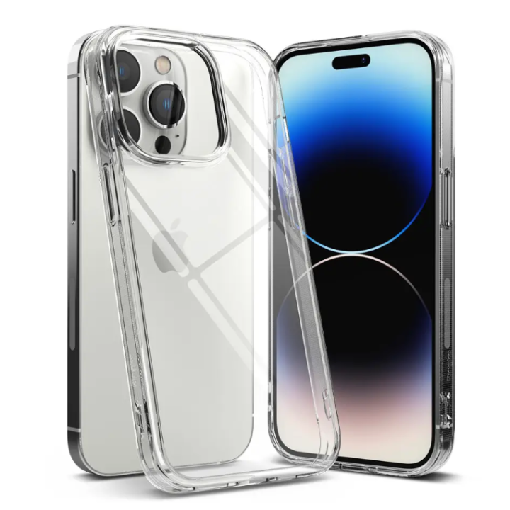 Прозрачный силиконовый чехол-накладка Oucase для Apple iPhone 14 Pro