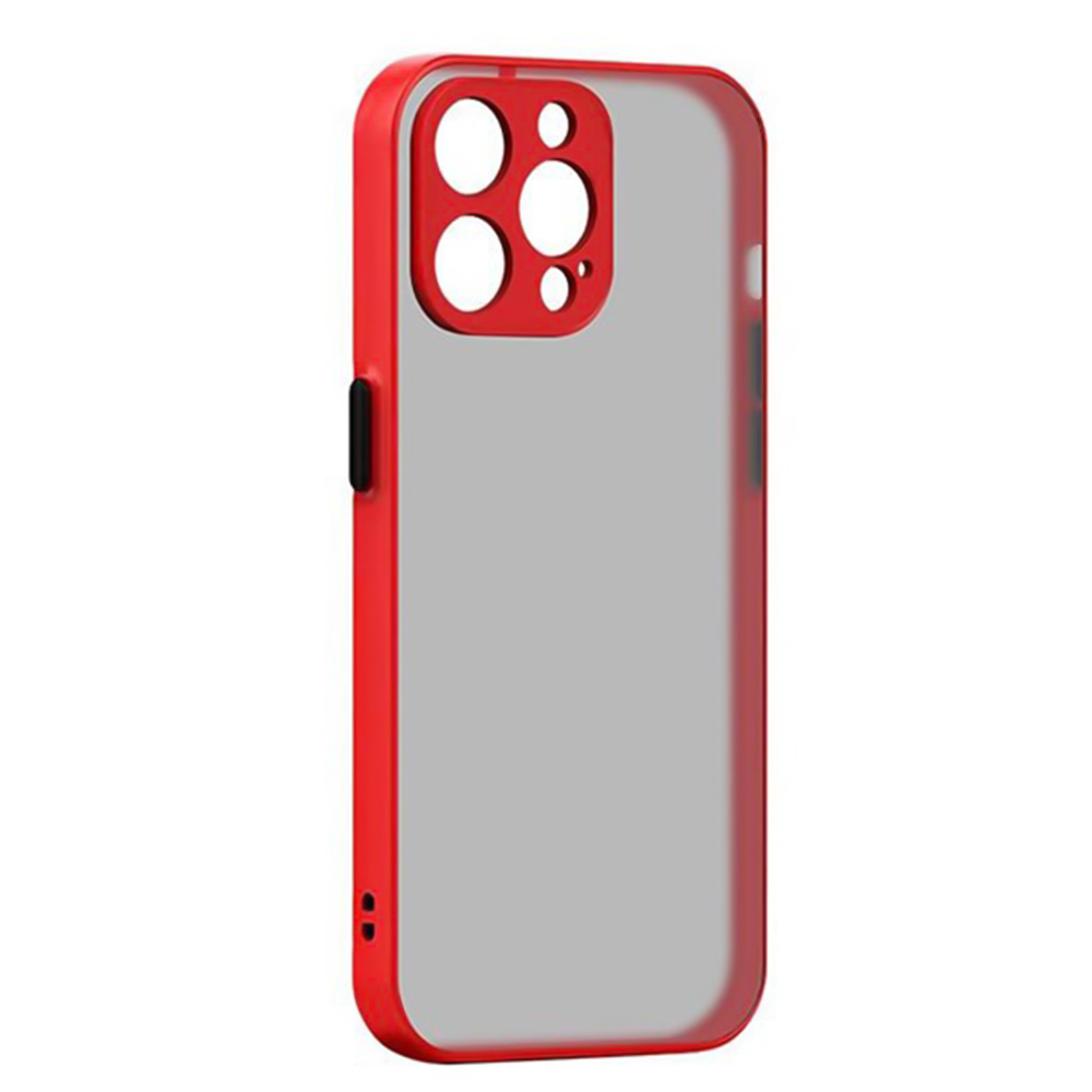Чехол TPU Color Matte Case для iPhone 14 Pro красный