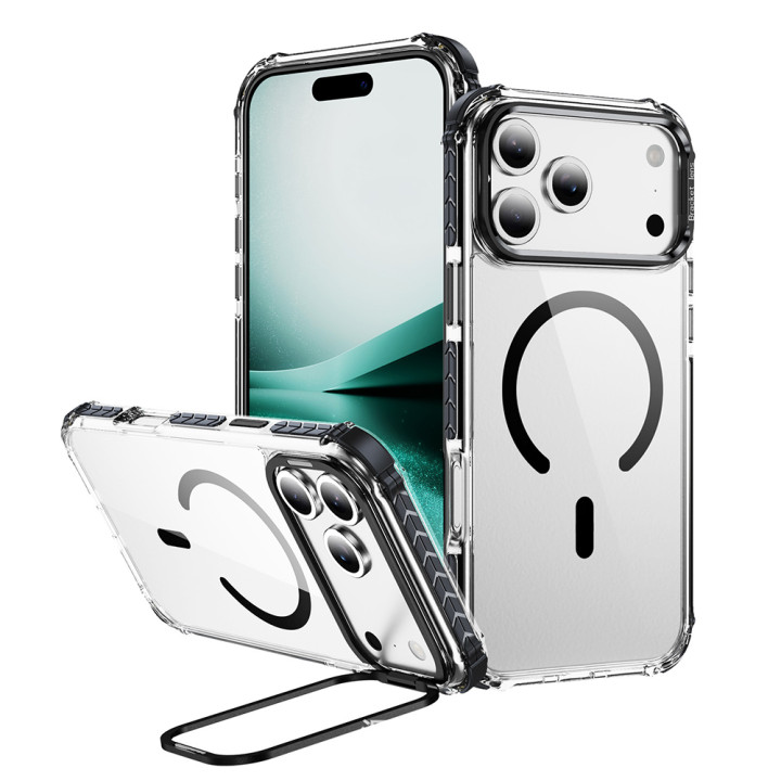 Чехол Rainbow Braid with Camera Stand для iPhone 17 Pro с поддержкой беспроводной зарядки