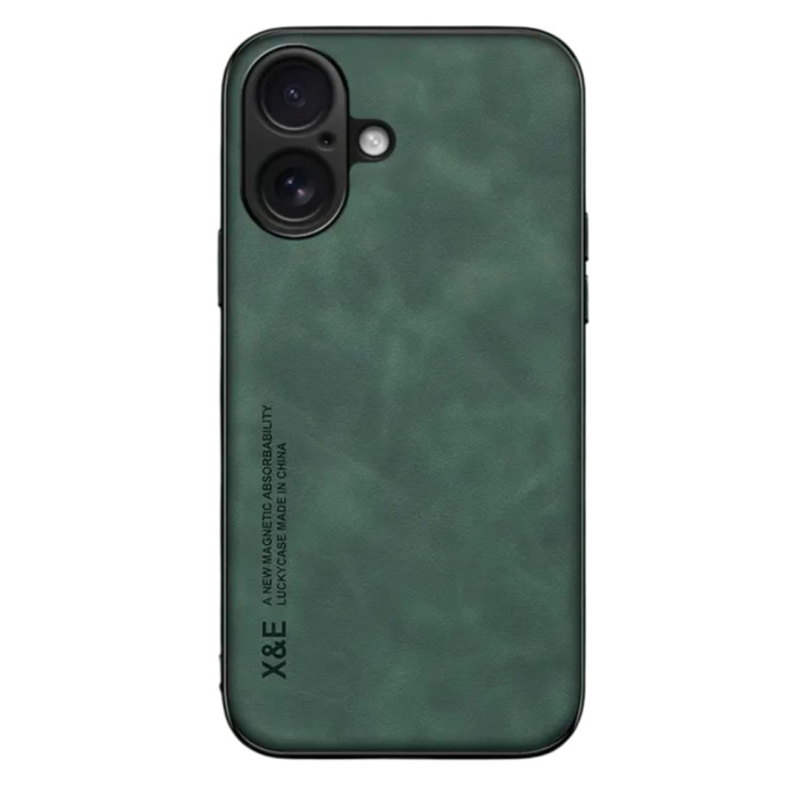 Чехол X&E для iPhone 17​ с металлической вставкой и защитой на камеру