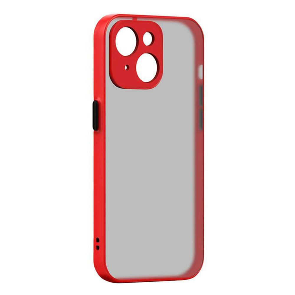 Чехол-накладка TPU Color Matte Case для Apple iPhone 14 Plus красный