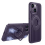 Чехол Omeve Magnetic Heat Dissipation для Apple iPhone 15 с рассеянием тепла и выдвижной подставкой фиолетовый
