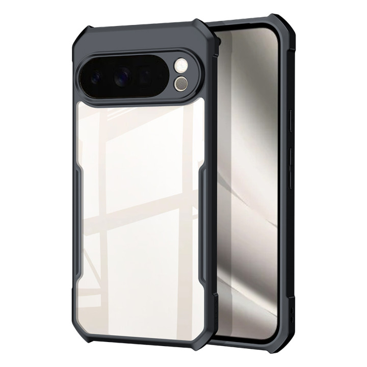 Противоударный чехол XUNDD для Google Pixel 10 Pro XL с защитой на камеру, Black