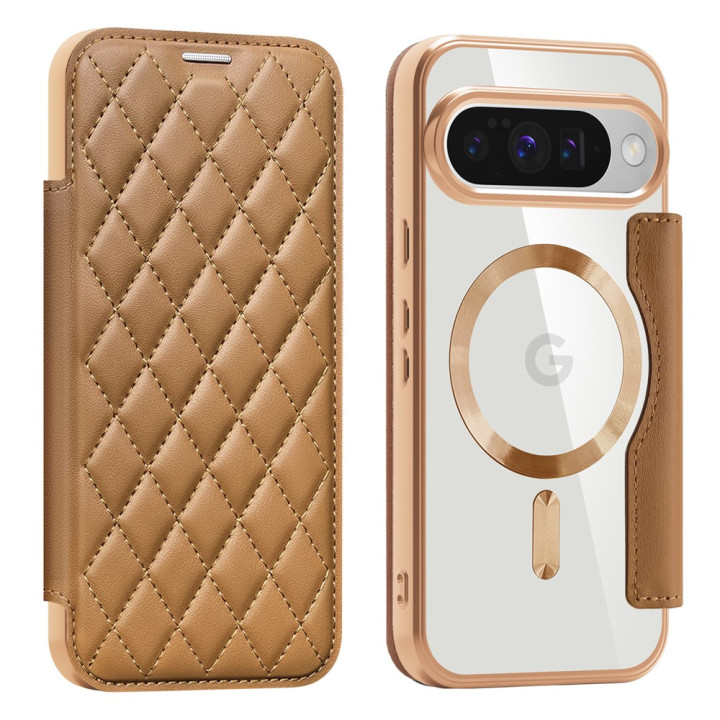 Чехол книжка Lingge Glass для Google Pixel 10 / 10 Pro с поддержкой беспроводной зарядки