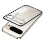 Противоударный чехол накладка Metal Glass для Google Pixel 10 / 10 Pro серебряный