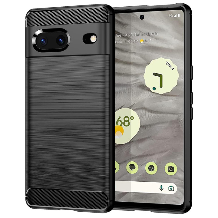  Чехол-накладка Polished Carbon для Google Pixel 7A