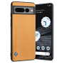 Кожаный чехол - накладка CODE Tactile Experience для Google Pixel 7A жёлтый