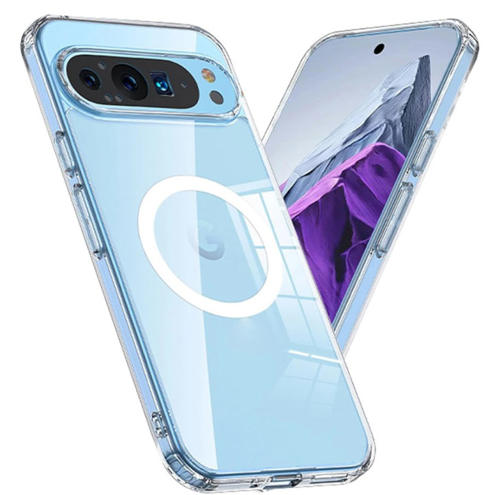 Чехол накладка Clear Case Magnetic Ring для Google Pixel 9 Pro XL
