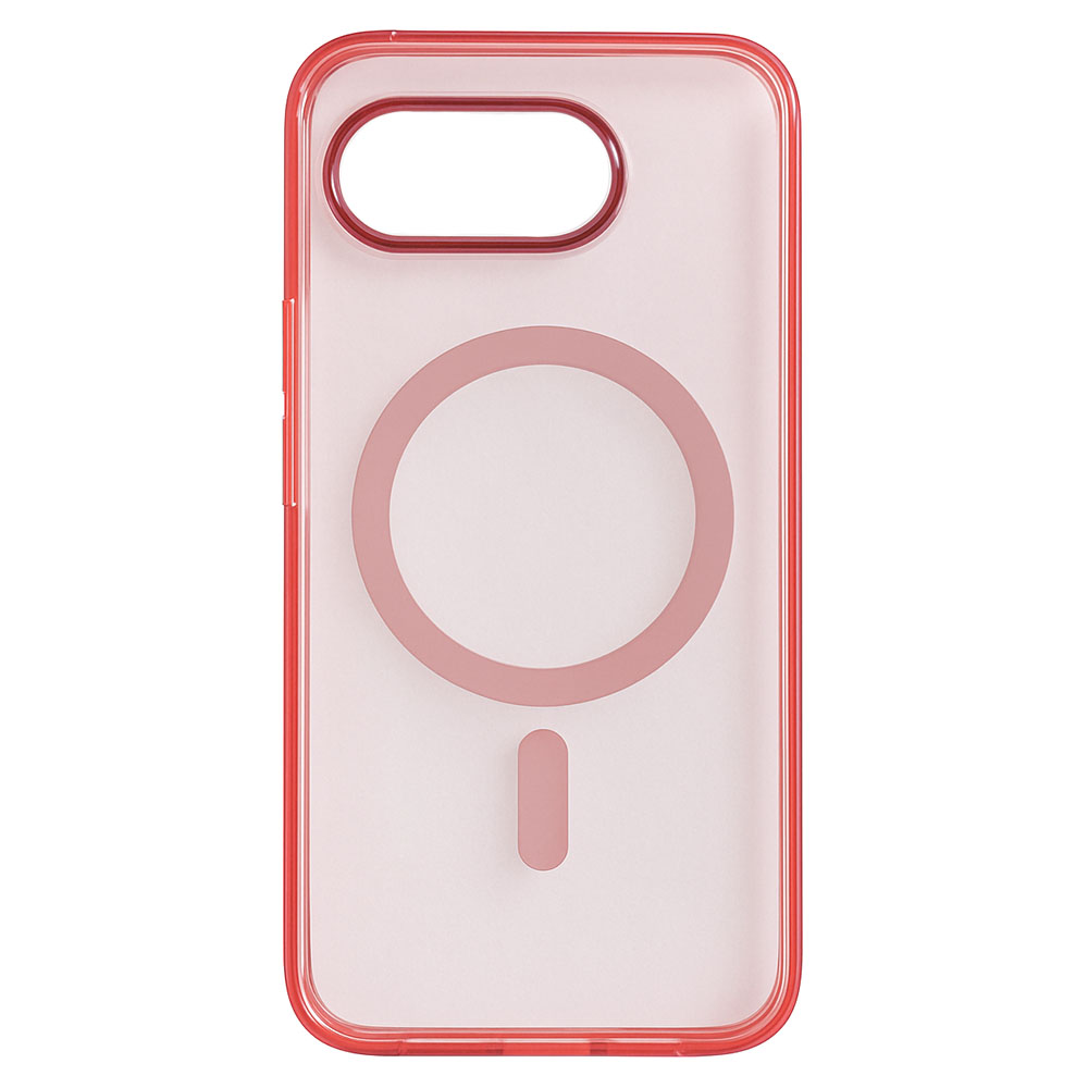 Чехол TPU Color Frame для Google Pixel 9A с поддержкой беспроводной зарядки розовый