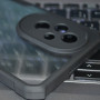 Противоударный чехол XUNDD Texture для Honor 200 с защитой на камеру, Black