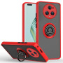 Чехол - накладка TPU Color Matte Ring для Honor Magic5 Pro черный с красным