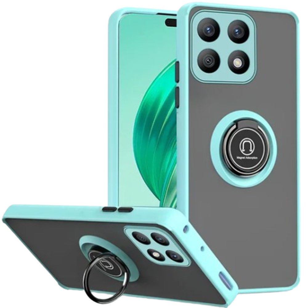 Чехол - накладка TPU Color Matte Ring для Honor X8A​ голубой