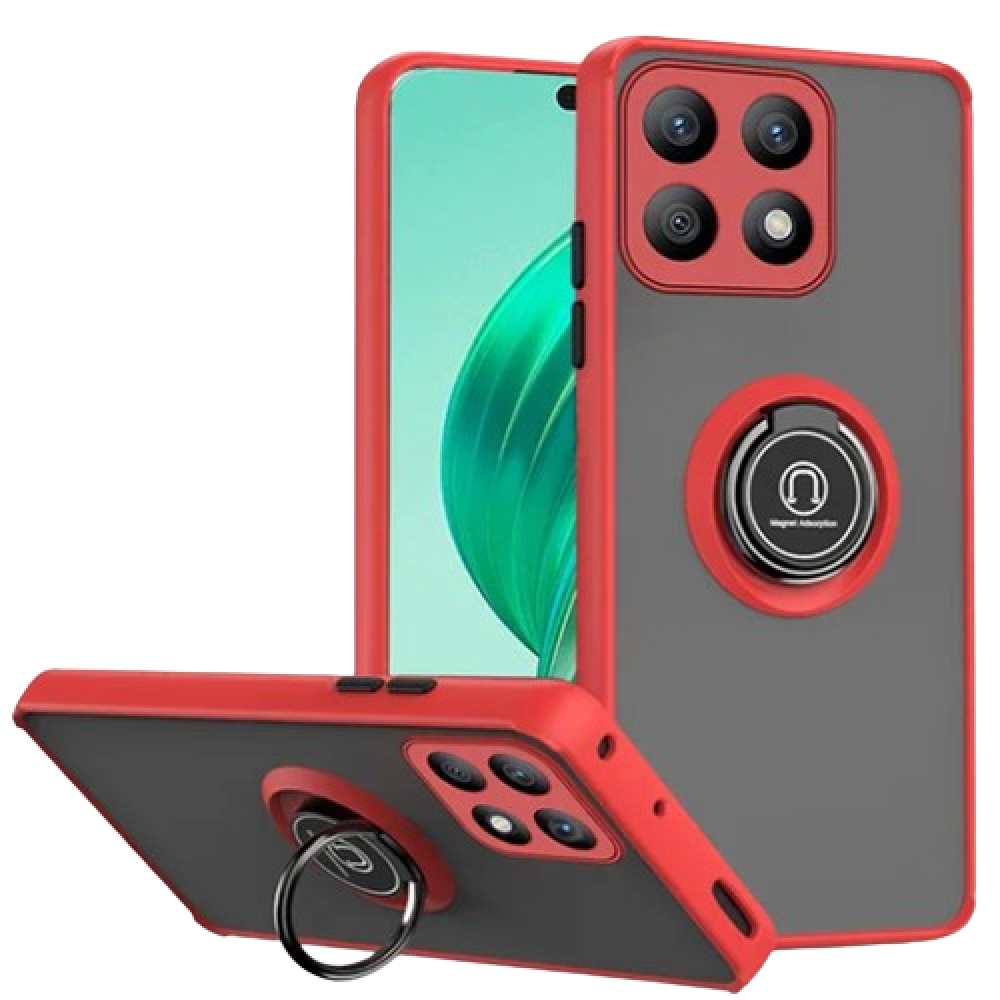 Чехол - накладка TPU Color Matte Ring для Honor X8A​ красный