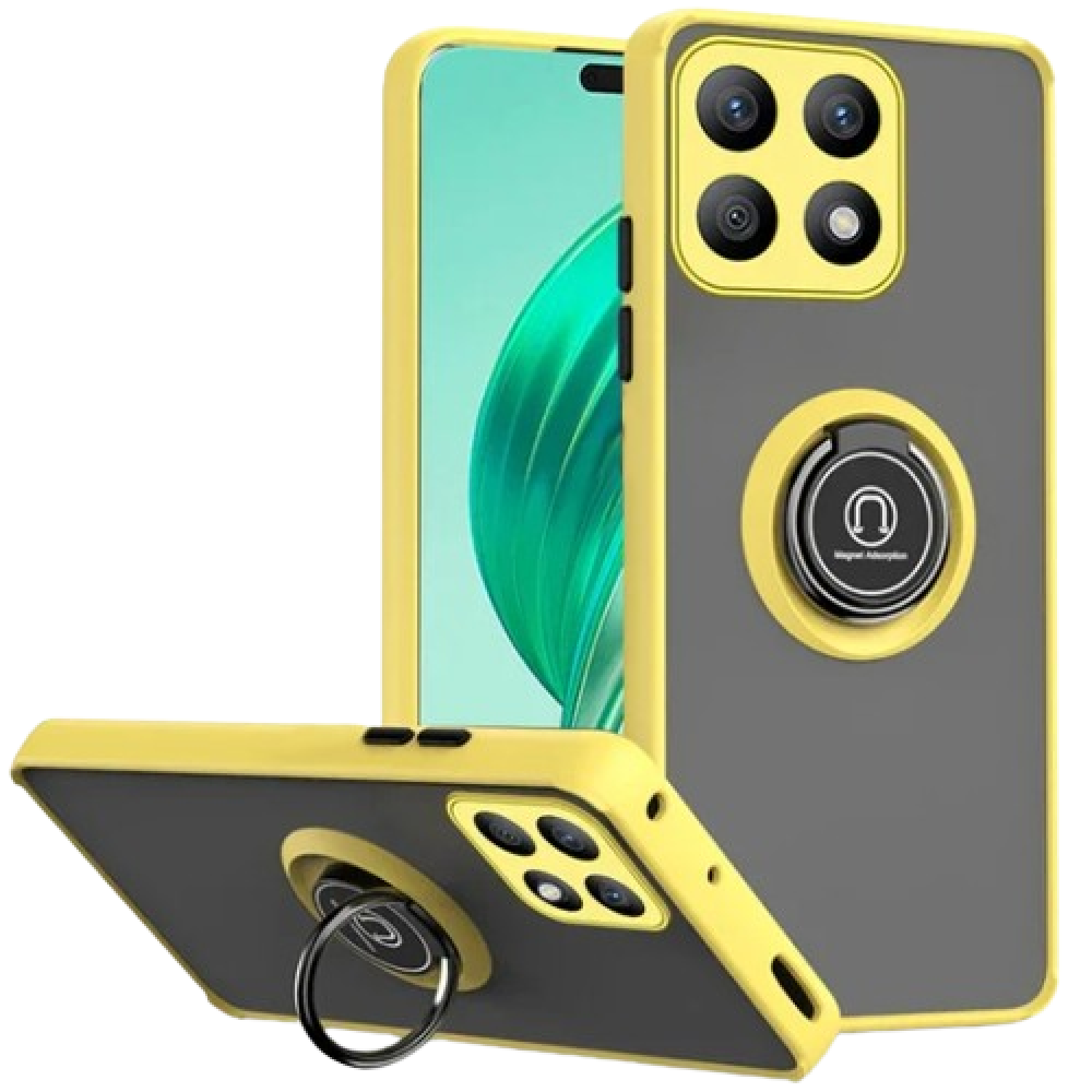 Чехол - накладка TPU Color Matte Ring для Honor X8A​ жёлтый