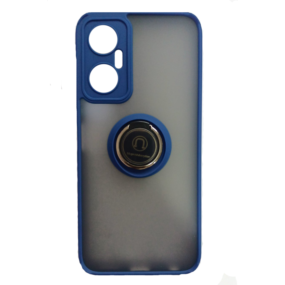 Чехол-накладка TPU Color Matte Ring для Infinix Hot 20 5G синий