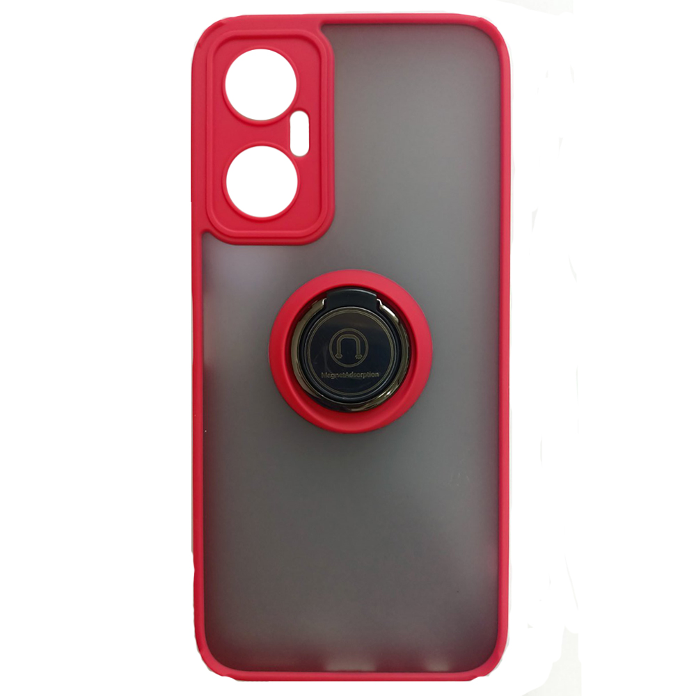 Чехол-накладка TPU Color Matte Ring для Infinix Hot 20 5G красный