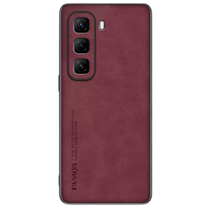 Кожаный чехол Fanoya для Infinix Hot 50 Pro+ 4G