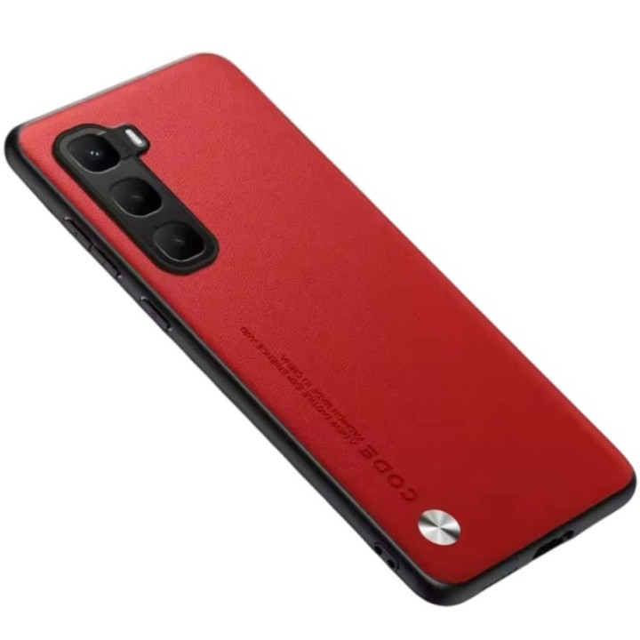 Кожаный чехол CODE Tactile Experience для Infinix Hot 60 Pro+ с защитой блока камер