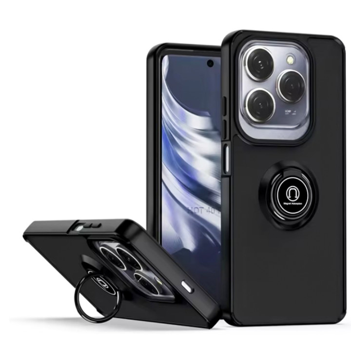 Чехол - накладка TPU Color Matte Ring для Infinix Hot 40 / Hot 40 Pro