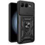Чехол накладка Ricco Camera Sliding для Infinix Smart 10 Plus с металлическим кольцом и защитой камеры