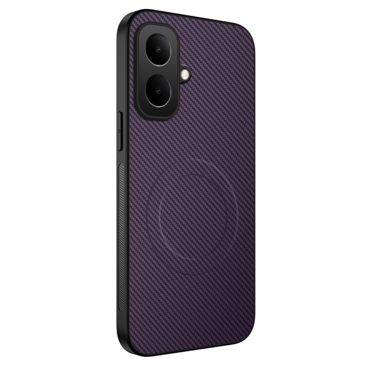 Чехол Carbon Shield with Ring для Infinix Smart 10​ с поддержкой беспроводной зарядки