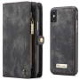 Чехол-кошелек CaseMe Retro Leather для Apple iPhone Xs Max, Black