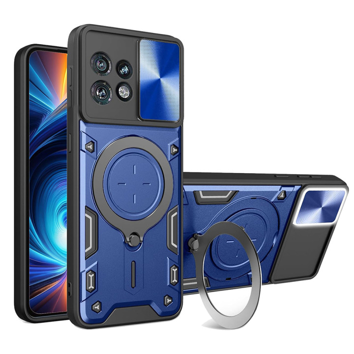 Чехол накладка Omeve Magnetic Ring для Motorola Edge 40 Pro