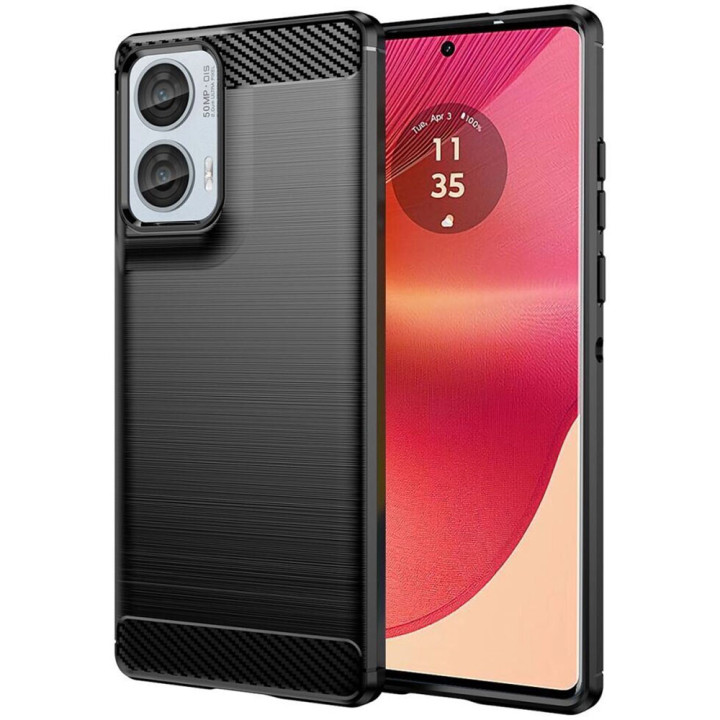  Чехол - накладка Polished Carbon для Motorola Edge 50 Fusion