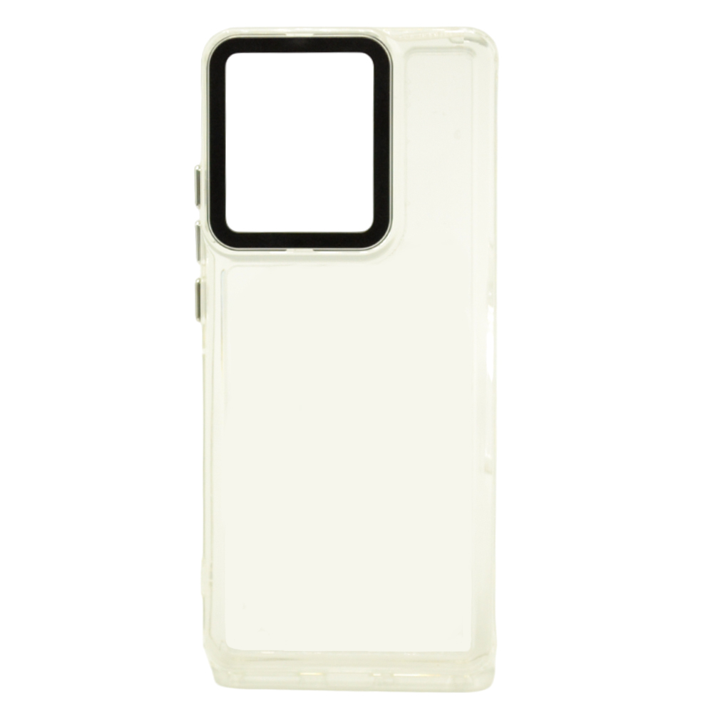 Чехол - накладка TPU Color Frame для Motorola Edge 50 Pro прозрачный